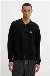 ΒΑΜΒΑΚΕΡΗ ΖΑΚΕΤΑ ΧΡΩΜΑ: ΜΑΥΡΟ, DM0DM22106 TOMMY JEANS