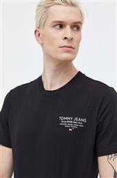 ΒΑΜΒΑΚΕΡΟ ΜΠΛΟΥΖΑΚΙ ΑΝΔΡΙΚΑ, ΧΡΩΜΑ: ΜΑΥΡΟ TOMMY JEANS