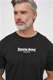 ΒΑΜΒΑΚΕΡΟ ΜΠΛΟΥΖΑΚΙ ΑΝΔΡΙΚΑ, ΧΡΩΜΑ: ΜΑΥΡΟ TOMMY JEANS