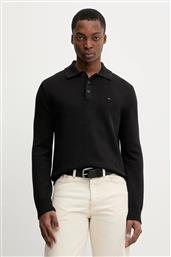 ΒΑΜΒΑΚΕΡΟ ΠΟΥΛΟΒΕΡ ΑΝΔΡΙΚΟ, ΧΡΩΜΑ: ΜΑΥΡΟ, DM0DM22647 TOMMY JEANS