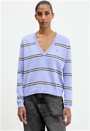 ΒΑΜΒΑΚΕΡΟ ΠΟΥΛΟΒΕΡ ΧΡΩΜΑ: ΜΠΛΕ, DW0DW19888 TOMMY JEANS