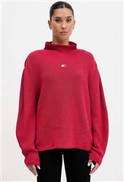 ΒΑΜΒΑΚΕΡΟ ΠΟΥΛΟΒΕΡ ΧΡΩΜΑ: ΜΠΟΡΝΤΟ, DW0DW21676 TOMMY JEANS