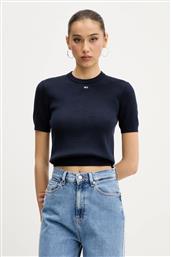 ΒΑΜΒΑΚΕΡΟ ΠΟΥΛΟΒΕΡ ΧΡΩΜΑ: ΚΙΤΡΙΝΟ, DW0DW19336 TOMMY JEANS
