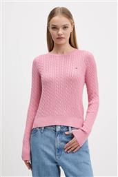 ΒΑΜΒΑΚΕΡΟ ΠΟΥΛΟΒΕΡ ΧΡΩΜΑ: ΡΟΖ, DW0DW22165 TOMMY JEANS