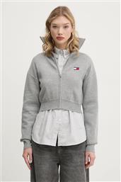 ΖΑΚΕΤΑ ΑΠΟ ΜΙΓΜΑ ΜΑΛΛΙΟΥ ΧΡΩΜΑ: ΓΚΡΙ, DW0DW19886 TOMMY JEANS