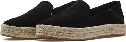 BLK SUEDE WM CAROLN ESP 10020690 - TO.BLACK TOMS