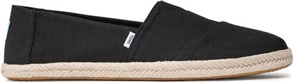 ΕΣΠΑΝΤΡΙΓΙΕΣ ALPARGATA ROPE 10019670 ΜΑΥΡΟ TOMS