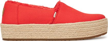 ΕΣΠΑΝΤΡΙΓΙΕΣ VALENCIA PLATFORM 10021919 ΚΟΚΚΙΝΟ TOMS