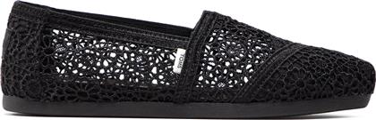 ΚΛΕΙΣΤΑ ΠΑΠΟΥΤΣΙΑ ALPARGATA 10016254 ΜΑΥΡΟ TOMS