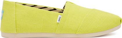 ΚΛΕΙΣΤΑ ΠΑΠΟΥΤΣΙΑ ALPARGATA CLASSIC 10021937 ΠΡΑΣΙΝΟ TOMS