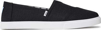 ΠΑΝΙΝΑ ΠΑΠΟΥΤΣΙΑ ALPARGATA CUPSOLE 10013515 ΜΑΥΡΟ TOMS