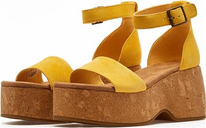 PIN YEL SUEDE WM LAILA SAND 10020761 - TO.YELLOW TOMS