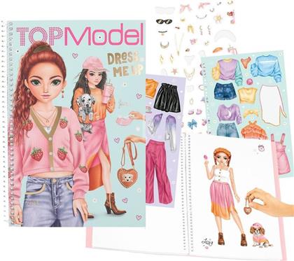 TOP MODEL ΜΠΛΟΚ ΜΕ ΑΥΤΟΚΟΛΛΗΤΑ-DRESS ME UP BIG (D13486)