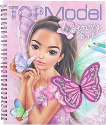 TOP MODEL ΜΠΛΟΚ ΖΩΓΡΑΦΙΚΗΣ W/SEQUINS FAIRY LOVE COLOURING BOOK (D12976)