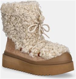 ΜΠΟΤΕΣ ΧΙΟΝΙΟΥ MELLOW SHEARLING LACE UP BOOT ΧΡΩΜΑ: ΜΠΕΖ, 170577.200 TORY BURCH