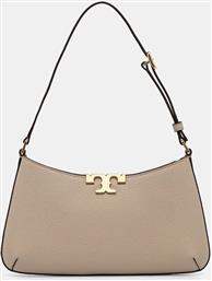 ΔΕΡΜΑΤΙΝΗ ΤΣΑΝΤΑ ELEANOR SOFT SLIM ΧΡΩΜΑ: ΜΠΕΖ, 174850.250 TORY BURCH