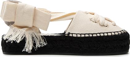 ΕΣΠΑΝΤΡΙΓΙΕΣ WOVEN BOUBLE T ESPADRILLE 282 ΜΠΕΖ TORY BURCH