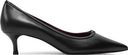 ΓΟΒΑΚΙΑ DOUBLE T BUCKLE 160124 ΜΑΥΡΟ TORY BURCH