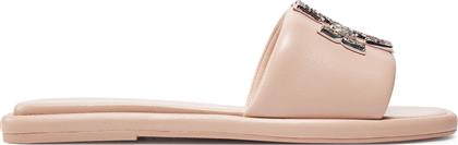 ΠΑΝΤΟΦΛΕΣ DOUBLE T DECO SPORT SLIDE 158768 ΡΟΖ TORY BURCH