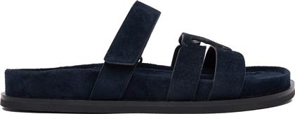 ΠΑΝΤΟΦΛΕΣ INES SPORT SLIDE 163481 ΣΚΟΥΡΟ ΜΠΛΕ TORY BURCH