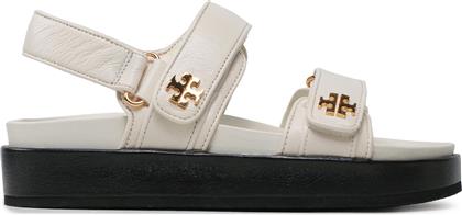 ΣΑΝΔΑΛΙΑ KIRA SPORT SANDAL CALF LEATHER 144328 ΕΚΡΟΥ TORY BURCH