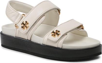 ΣΑΝΔΑΛΙΑ KIRA SPORT SANDAL CALF LEATHER 144328 ΕΚΡΟΥ TORY BURCH