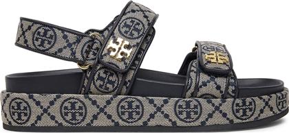 ΣΑΝΔΑΛΙΑ T MONOGRAM KIRA SPORT 155154 ΓΚΡΙ TORY BURCH από το EPAPOUTSIA