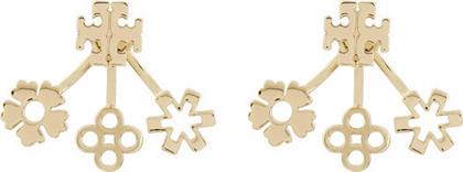 ΣΚΟΥΛΑΡΙΚΙΑ KIRA CLOVER FRONT-BACK EARRING 160178 ΧΡΥΣΟ TORY BURCH