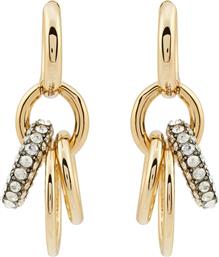 ΣΚΟΥΛΑΡΙΚΙΑ MILLER PAVE INTERLOCKING EARRING 160179 ΧΡΥΣΟ TORY BURCH