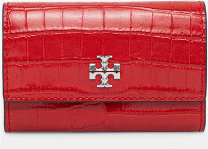 ΘΗΚΗ ΓΙΑ ΚΑΡΤΕΣ KIRA CROC FLAP CARD ΧΡΩΜΑ: ΚΟΚΚΙΝΟ, 174403.600 TORY BURCH