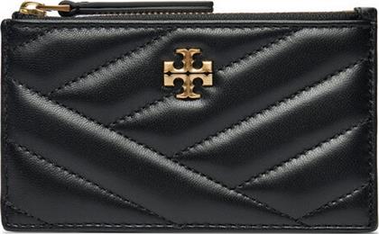 ΘΗΚΗ ΠΙΣΤΩΤΙΚΩΝ ΚΑΡΤΩΝ KIRA CHEVRON ZIP CARD 156556 ΜΑΥΡΟ TORY BURCH