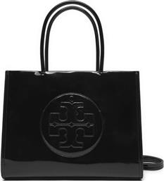 ΤΣΑΝΤΑ ELLA BIO PATENT SMALL TOTE 161876 ΜΑΥΡΟ TORY BURCH