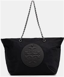 ΤΣΑΝΤΑ ELLA CHAIN ZIP TOTE ΧΡΩΜΑ: ΜΑΥΡΟ, 171639.001 TORY BURCH
