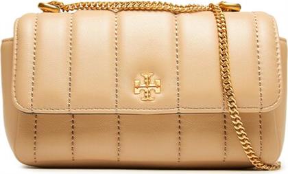 ΤΣΑΝΤΑ KIRA MINI FLAP BAG 142567 ΜΠΕΖ TORY BURCH