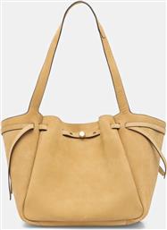 ΤΣΑΝΤΑ NUBUCK ROMY NUBUCK TOTE ΧΡΩΜΑ: ΚΙΤΡΙΝΟ, 165689-250 TORY BURCH