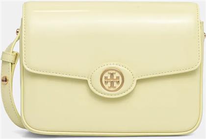 ΤΣΑΝΤΑ ROBINSON SPAZZOLATO ΧΡΩΜΑ: ΚΙΤΡΙΝΟ, 143122-701 TORY BURCH