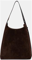 ΤΣΑΝΤΑ ΣΟΥΕΤ ROMY SUEDE HOBO BAG ΧΡΩΜΑ: ΚΑΦΕ, 175320.201 TORY BURCH