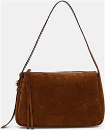 ΤΣΑΝΤΑ ΣΟΥΕΤ ROMY SUEDE SHOULDER ΧΡΩΜΑ: ΚΑΦΕ, 177365.200 TORY BURCH