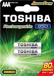ΕΠΑΝΑΦΟΡΤΙΖΟΜΕΝΕΣ ΜΠΑΤΑΡΙΕΣ AAA NIMH 950MAH 1.2 V 2 ΤΕΜΑΧΙΑ TOSHIBA από το MEDIA MARKT