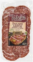 ΣΑΛΑΜΙ ΑΕΡΟΣ ΚΑΠΝΙΣΤΟ ΦΕΤΕΣ 100G TOSTAKI