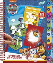 : PAW PATROL - STICKER BY NUMBER BOOK TOTUM