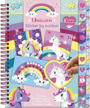 : UNICORN - STICKER BY NUMBER BOOK TOTUM