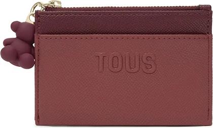 ΠΟΡΤΟΦΟΛΙ AUDREE ΧΡΩΜΑ: ΜΠΟΡΝΤΟ, 2002361521 TOUS