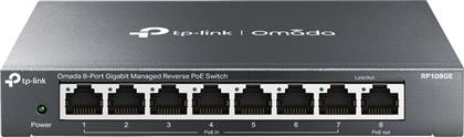 TL-RP108GE NETWORK SWITCH MANAGED L2 GIGABIT ETHERNET (10/100/1000 MBPS) 8-PORT POE SUPPORT TP-LINK