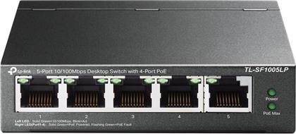 TL-SF1005LP NETWORK SWITCH UNMANAGED FAST ETHERNET (100 MBPS) 5-PORT POE SUPPORT TP-LINK