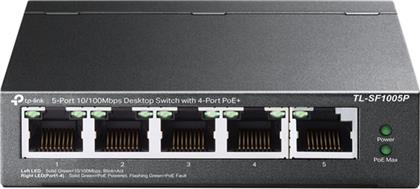 TL-SF1005P V1 L2 SWITCH ΜΕ 5 ΘΥΡΕΣ ETHERNET TP-LINK