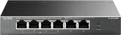 TL-SF1006P NETWORK SWITCH UNMANAGED (10/100MBPS) 6-PORT POE+ SUPPORT TP-LINK