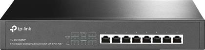 TL-SG1008MP NETWORK SWITCH UNMANAGED GIGABIT ETHERNET (1000 MBPS) 8-PORT POE SUPPORT 1U TP-LINK