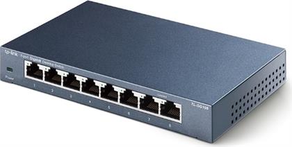 TL-SG108 NETWORK SWITCH UNMANAGED GIGABIT ETHERNET (1000 MBPS) TP-LINK από το PUBLIC