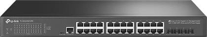 TL-SG3428X-UPS JETSTREAM NETWORK SWITCH MANAGED L2+ GIGABIT ETHERNET (10GBPS) SFP+ SLOTS 24-PORT POE+ SUPPORT TP-LINK